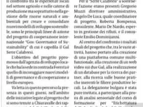 Agriculture and territory, experiences compared 2 Agriculture and territory, experiences compared